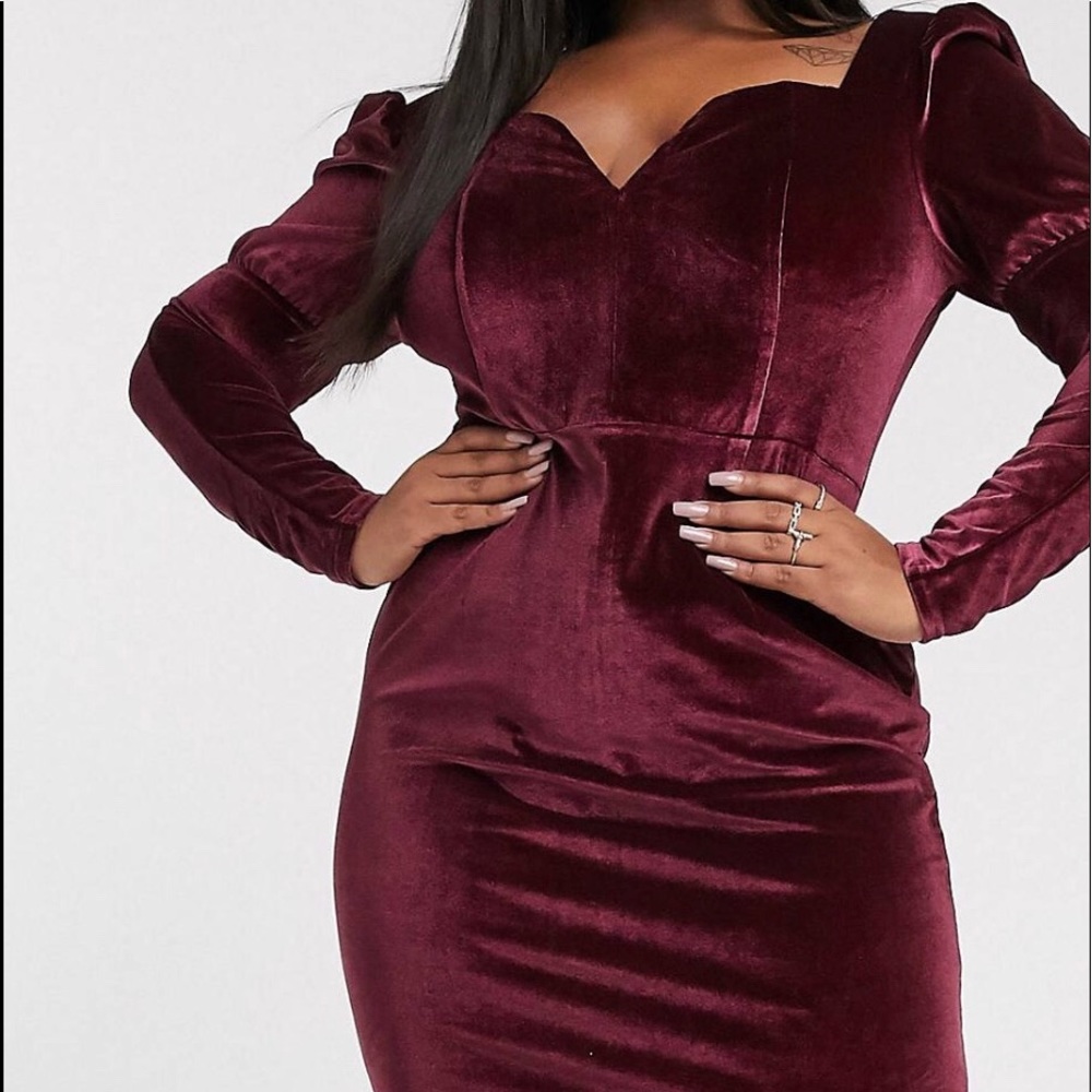 VELVET DRESS NWT